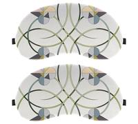 Easy to Install for Entryway Anti-Mite Breathable Fabric Eye Cover with Adjustable Hook-and-Loop Strap