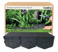 Easy to Install Lawn Edging Border - Simply Hammer into Place, No Trenches to Dig - Durable & Flexible Garden Edging - Invisible Grass & Path Edge fr