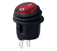 Easy To Installion 2 Position Round Rockers Switches 2 Pin With Oil Resistance Accessory For Home And Industrial Use Home Appliance Switches