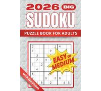 Easy to Medium Sudoku Large Print: Two Puzzles Per Page Sudoku Book For Adults, Seniors and Teens, With Full Solutions (Fun Sudoku Collection)
