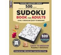 Easy to Medium Sudoku Puzzles: 500 Puzzles, Gradual Challenge for Steady Improvement, 4 Puzzles Per Page, Large Print Format, 8.5 x 11 Inch, Solutions ... Page | 500 Sudoku + Solutions | 8.5 x 11 in)