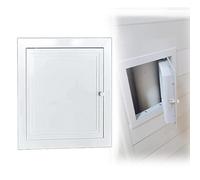 Easy-to-open and Close Access Door, 10x10 12x12 14x14 16x16 24x24 Concealed White Access Panel, Pipeline Inspection Doors(16x16in/400x400mm)