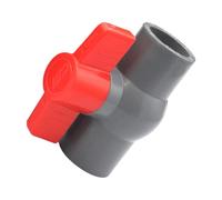 Easy to Operate Manual PVC Valves Corrosions Resistant Valves Right Turning for Agricultural Water Systems Manual Turn