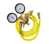 Easy to Operate Pressure Reducer Featuring Included Inflation Hose for Quick Connection Applications in Workshops Efficient Copper Nitrogen Regulator