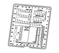 Easy to Read Distance Meter Efficient Versatiles Distance Measurement Tool for Precise Measurements Outdoor Measurement Tool