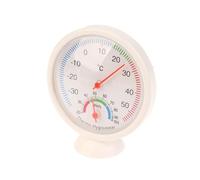 Easy To Read Mini Round Pointer Thermometer Hygrometer Bell Shaped Analog Hygrometer Humidity Watch -30-50 Celsius Degree For Gardens Terraces Office Humidity Monitor