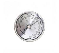 Easy to Read Pointers Type Instrument for Barometric Pressure Temperature Silver Metal 90mm Analog Gauges for Home Metal Frame