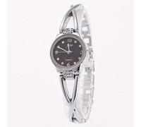 Easy to Read Watches for Women Fashion Minimalism Golden Wrist Women's Stainless Steel Watch Women's Watch Digital Watch Large Numbers (Silver, One Size)