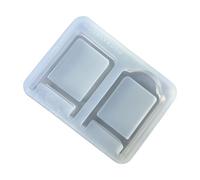 Easy to remove silicone molds for resin keychain creations, epoxy resin sign pendant molds, jewelry making supplies, creative jewelry workshop