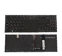 Easy to replace US RU RGB Backlit Keyboard For MSI for Katana GF66 GF76 for Pulse GL66 GL76 MS-1582 MS-1581 1583 MS-17L1 17H3 English Russian NSK-FG1ABN(Russian light)