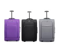 Easy to Store Cabin Size Soft Shell Hand Luggage: Blue