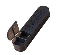Easy to Use 14 Compartment Pills Box with Clear Lid Medicine Organiser for Home Use and Outings Home Pills Box