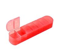 Easy to Use 14 Compartment Pills Box with Clear Lid Medicine Organiser for Home Use and Outings Travel Pills Case