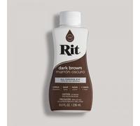 Easy to Use All Purpose Liquid Dye, 236 mL, Multiple Colours Available, Suitable for Cotton Silk Wool Nylon Rayon and More (Dark Brown)