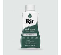 Easy to Use All Purpose Liquid Dye, 236 mL, Multiple Colours Available, Suitable for Cotton Silk Wool Nylon Rayon and More (Dark Green)