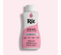 Easy to Use All Purpose Liquid Dye, 236 mL, Multiple Colours Available, Suitable for Cotton Silk Wool Nylon Rayon and More (Petal Pink)