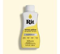 Easy to Use All Purpose Liquid Dye, 236 mL, Multiple Colours Available, Suitable for Cotton Silk Wool Nylon Rayon and More (Lemon Yellow)