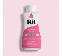 Easy to Use All Purpose Liquid Dye, 236 mL, Multiple Colours Available, Suitable for Cotton Silk Wool Nylon Rayon and More (Fuchsia)