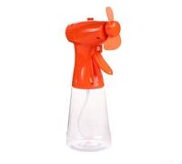 Easy to Use and Stay Cool with a Handheld Water Spray Cooling Mist Fan (Orange)