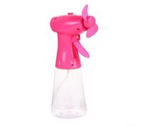 Easy to Use and Stay Cool with a Handheld Water Spray Cooling Mist Fan (Pink)