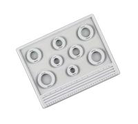 Easy to Use Bead Measuring Board Portable Accessory for Crafting Unique Jewelry Pieces Suitable for Various Bead Sizes Designers