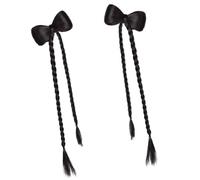 Easy To Use Children’s Hair Clips For Ponytails Braids Traditional Silk Bows Alloy Base Gentle On Children's Claws Clip