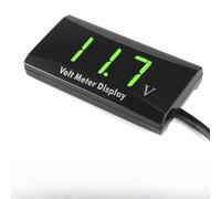 Easy to Use DC 12V LED Voltage Meter for Motorcycle Batteries Measures from 8V to 18V