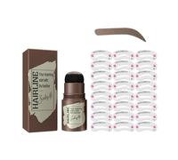 Easy To Use Eyebrow Stamps And Stencil Tool For Beginners 24pcs Reusable Templates Smudgeproof Brow Shaping Set Natural Looking Eyebrow Stamps