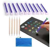 Easy to Use Flower Shaped Stamps Set for Small Artists Includes Numerous Colors and Patterns for Unlimited Creative Possibilities Creative Drawing Stamps