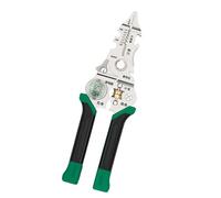 Easy to Use Folding Electrician Stripping Plier Cable Cutting Accurate Ethernet Cord Stripping for Household Maintenance Multifunctional Wire Stripper with Voltage Tester