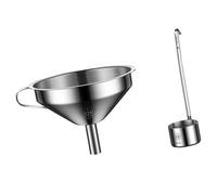 Easy To Use Funnel With Strainer Stainless Kitchen Funnel With Fine For Filtering Wine And Oils Fine Mesh