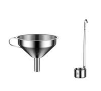 Easy To Use Funnel With Strainer Stainless Kitchen Funnel With Fine For Filtering Wine And Oils Fine Mesh