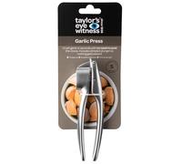 Easy to Use Garlic Press - Removes The Need to Peel, Great Kitchen Gadget for Crushing Garlic Cloves. Dishwasher Safe, Garlic Crusher Also Works with Ginger. Must Have Tool for Any Kitchen, Graphite