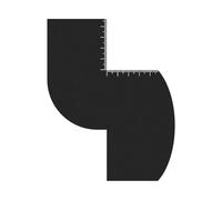 Easy To Use Hairlines And Beard Shaping Card With Sturdy Design And Precise Measurement Scales Grooming Accessories Reusable Stencil