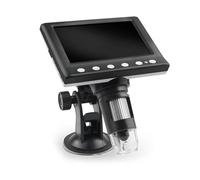 Easy to Use High Resolution Portable Digital Microscope for Field Studies Detailed Component Analysis Students Hobbyists Home Observation Microscope