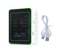 Easy to Use Indoor Accurate Air Analysis CO2 Temperature Humidity TVOC Formaldehyde HCHO Levels Home Air