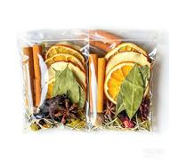 Easy-to-Use Mulling Spice Packets for Hot Wine, Apple Cider, Holiday Punches, Ideal for Seasonal Celebrations(300g (3 boxes) 12 packs total)