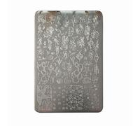 Easy to Use Nails Art Transfer Plate Stainless Steel Stamping with Sea Theme Suitable for Professional Results Sea Theme Stamping