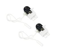 Easy To Use Pack Of 2 Pull Cord Switches Pull Switches 250V 2A Pull Chain Switches Set For Lighting Control