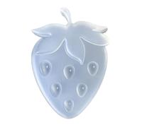 Easy to Use Pendant Mold Strawberry Shape Hand-Making Supplies Silicone Texture for Beginners Creating Strawberry Cut Silicone Mold
