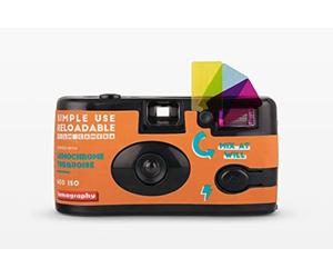 Easy to Use Rechargeable Film Camera LomoChrome Turquoise