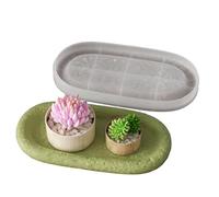 Easy to Use Silicone Mold Creating Decorative Trays with Unique Stone Pattern Suitable for Gifting Making Resin Coasters Molds