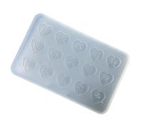 Easy to Use Silicone Practical Epoxy Heart Chinese Character Accessories Jewelry Charm Making Supplies Epoxy Resin