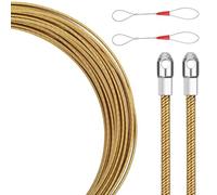 Easy to Use Spring Loaded Wiring Puller Rounded Head Electrical Spring Wire Threader for Various Installation Needs Electrician Wiring Assistant