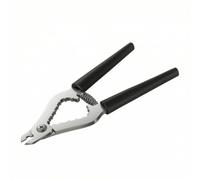 Easy to Use Spring Nut Sheller, Black, Steel Tooth Flat Style