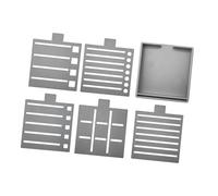 Easy to Use Sticky Note Organizers with Pad Base and Included Stencils for Various Applications Sticky Note Stencil Memo Pad Template Includes Stencil