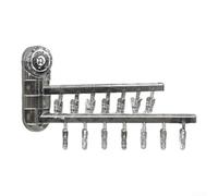 Easy to Use Suction Cup Drying Rack for Quick and Reliable Laundry Solutions (Transparent gray)