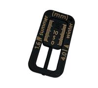 Easy to Use Tire Pattern Depth Measuring Keychain with 1 Button Operate for Simple Tire Wear Assessment Utility Depth