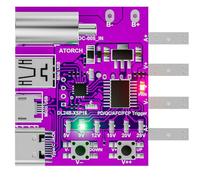 Easy to Use USB C PD3.1 Adapter Board with LED Display & Multiple Output Modes for Testing USB C Power Inspector