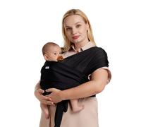Easy to Wear Hands Free - Baby Wrap Carrier | Color: Cooling Mesh-Black